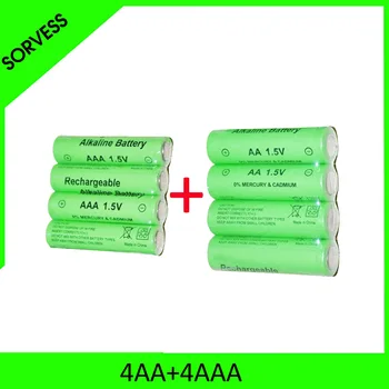 

Sorvess 1.5V Rechargeable AA Battery AAA Alkaline 2000-3000mah For Torch Toys Clock MP3 Player Replace Ni-Mh Battery