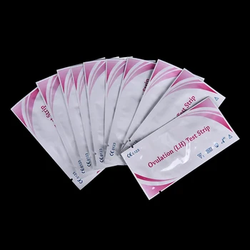 

For Water Saliva and Urine Testing Measuring Pregnancy 10pcs Household PH Test Strip Indicator LH Test Paper