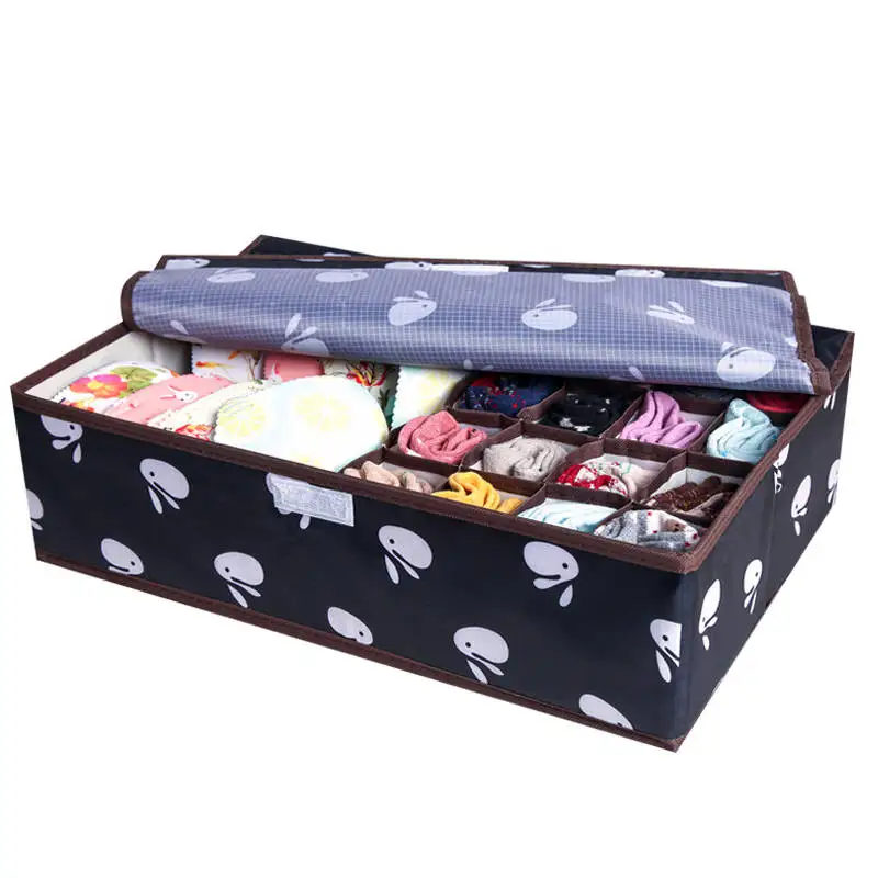 

Closet Organizers Boxes For Underwear Cloth Collection Organizer Hosehold Storage Box For Sock Portable Folding Closet Tidy Case
