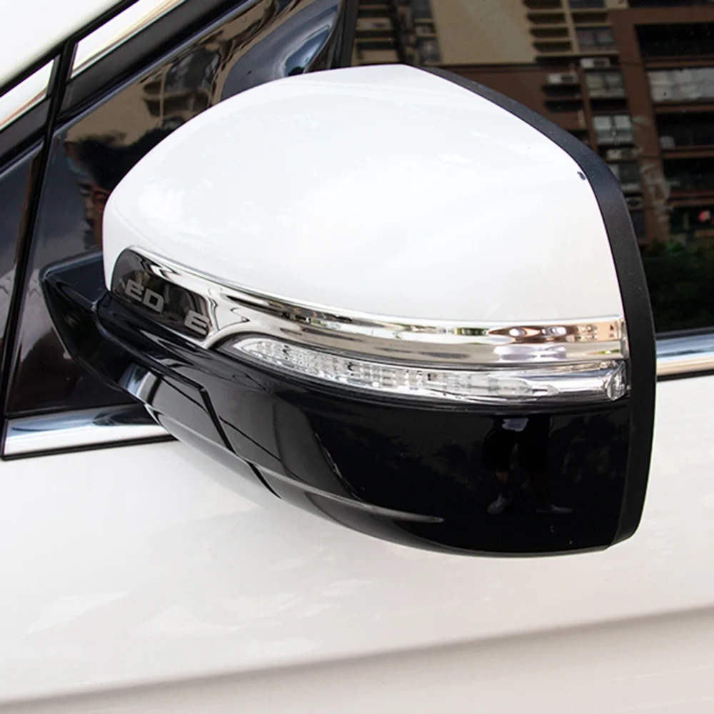 Боковое зеркало заднего вида из нержавеющей стали для Ford Edge аксессуары