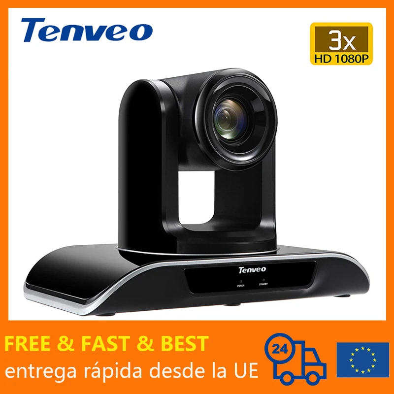 [В наличии в ЕС] Поворотный экран от Tenveo Ptz видеокамера VHD3U 3X оптический зум для