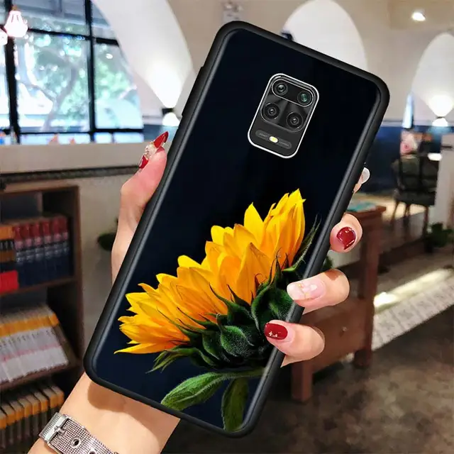 Summer Daisy Sunflower Floral Case For Xiaomi Redmi Note 10 Pro Max 9 8 7 Cover For Redmi K40 Pro Plus 9 Power 9A 9C 9T Shell B08