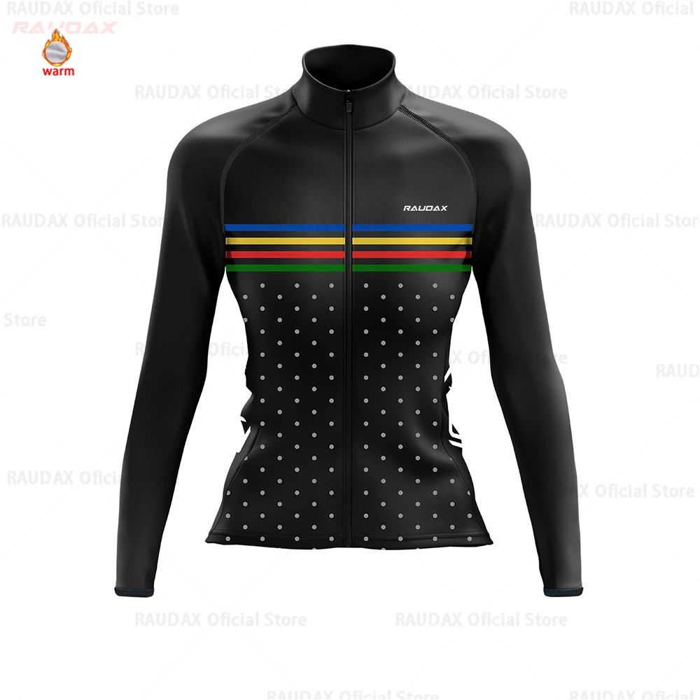 Велокофты для женщин Pro Team Raudax, зимняя флисовая одежда для велоспорта MTB, комплект для велоспорта с нагрудником и штанами, Ropa Ciclismo, комплект для триатлона