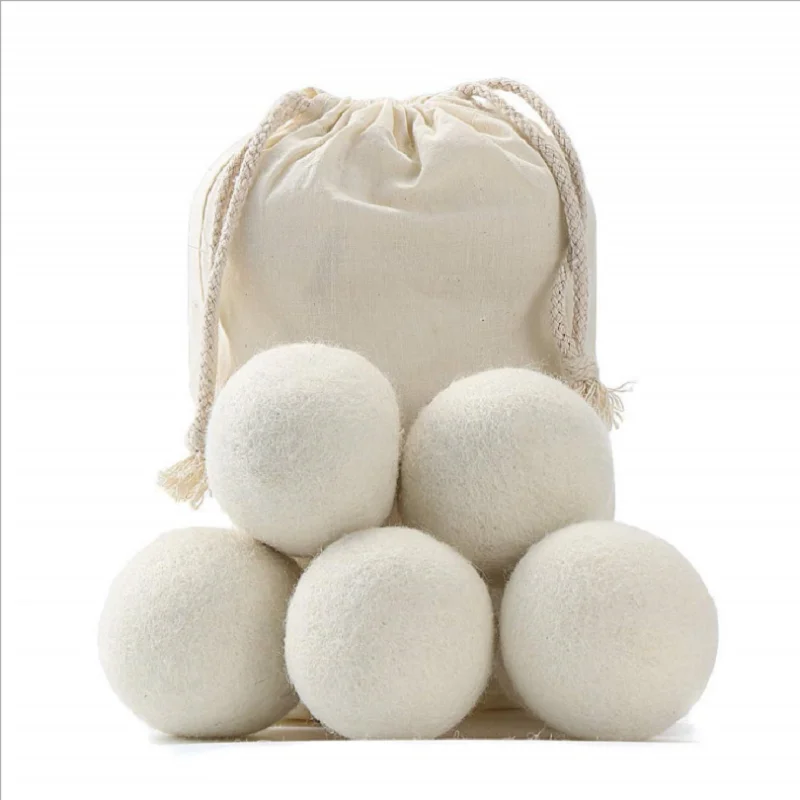 JOYLIVE 6pcs Water Absorption Drying Ball Wool Felt Laundry Home Garden Commodity Cleaning Tool | Дом и сад