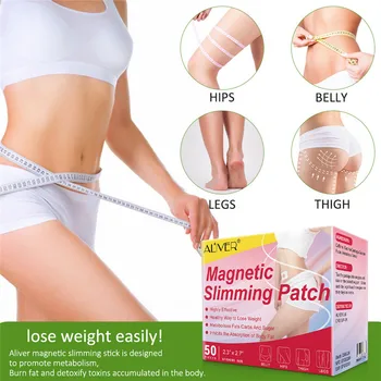 

50Pcs Slimming Patchs Fast Burning Fat Lose Weight Products Navel Sticker Body Shaping Patches Plant Ingredients Waist Slimming
