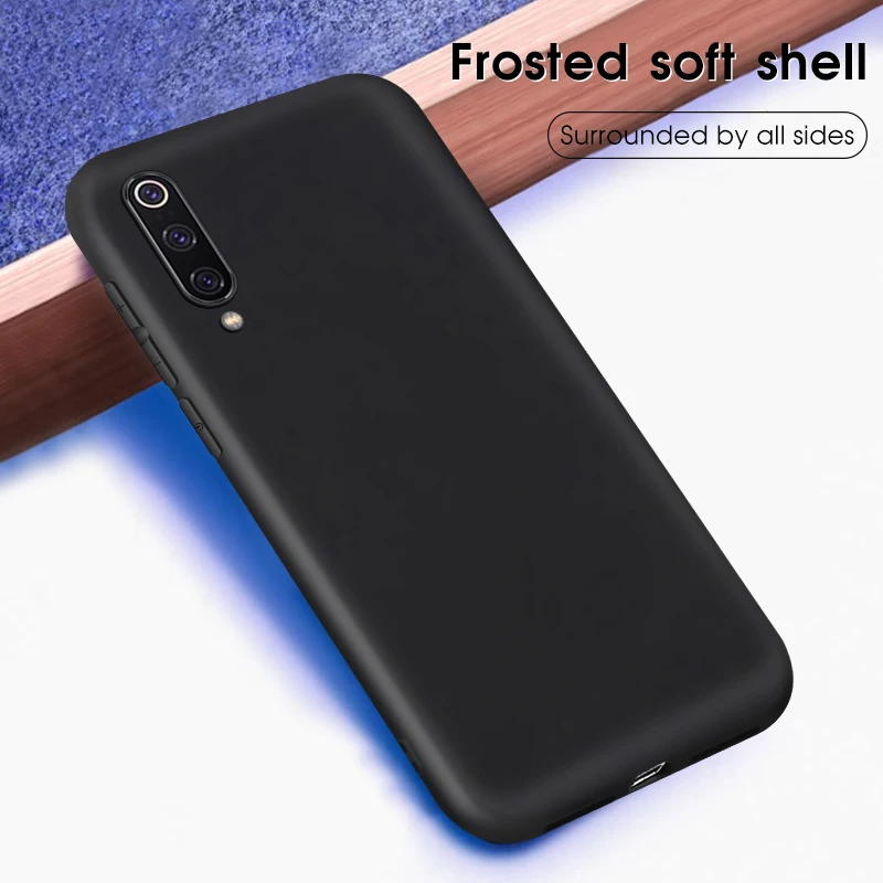 Матовый черный мягкий Уретановый Термопластик (tpu) чехол для Xiaomi Redmi Note 7 Pro K20