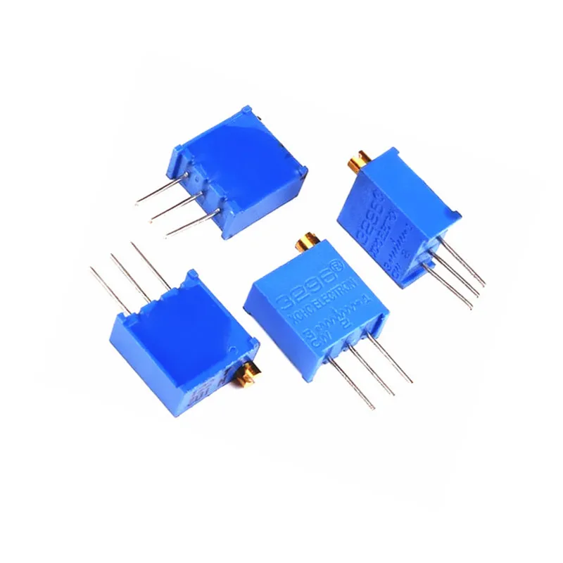 10pcs 3296 3296W Trimpot Trimmer Potentiometer 50 100 200 500 ohm 1K 2K 5K 10K 20K 50K 100K 200K 500K 1M ohm 103 100R 200R 500R