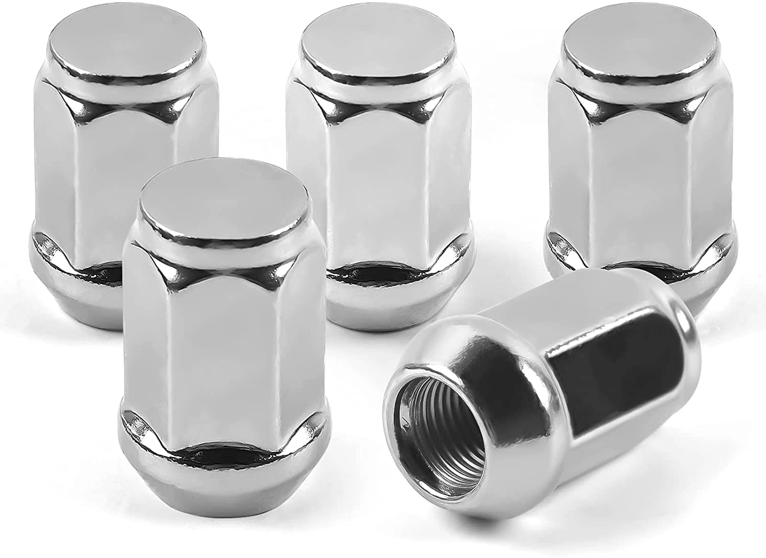 MIKKUPPA 1/2 20 Lug Nuts Replacement for 1987 2018 Jeep Wrangler JK  Aftermarket Wheel 5pcs Chrome Closed End Solid Lug Nuts|Nuts & Bolts| -  AliExpress