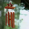 60cm Handmade Bamboo 6-tube Windbell Chapel Bells Wind Chimes Room Decor Oriental Hanging Bell Wind Chime Feng Shui Ornament ► Photo 1/6