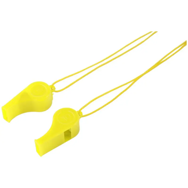 NEW-10pcs пластиковый многоцветный свисток рефери