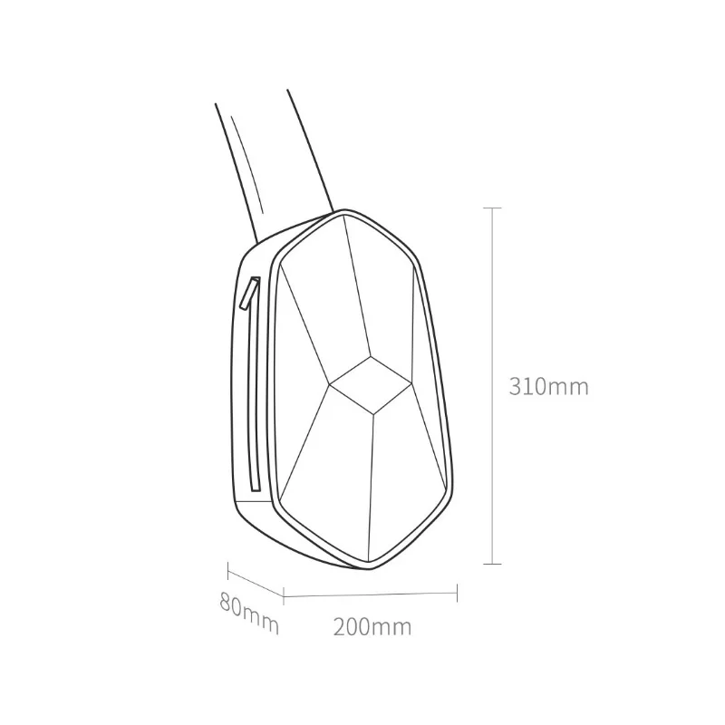 Xiaomi TAJEZZO сумка BEABORN polyhedron PU рюкзак сумка водонепроницаемый досуг спорт нагрудный пакет сумки для мужчин и женщин путешествия Кемпинг