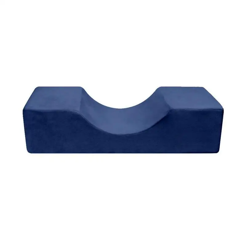 Professional Lash Pillow Eyelash Extensions Neck Pillow Ergonomic Memory Pillows For Makeup Salon Use Grafting Eyelashes Support - Цвет: blue