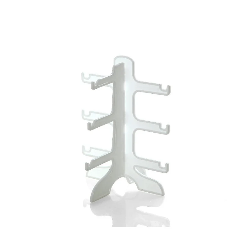 3 pairs white 3/4/5 пар пластмассовые солнцезащитные очки витринный стеллаж, партия из 5 пар очки держатель стойки черный/прозрачный/Белый солнцезащитные очки держатель, полка дисплея - Цвет: 3 pairs white