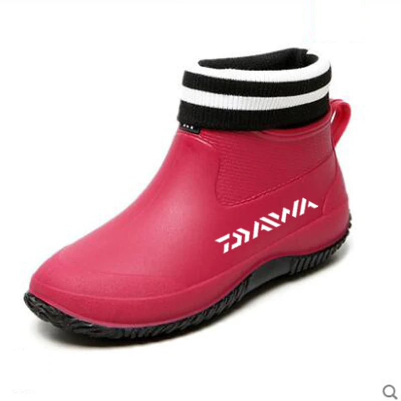 Lavagem de Carro Sapatos ao ar Livre à Prova Botas de Chuva Daiwa Pesca Jardim Trabalho Aqua Wader Água Dnon Antiderrapante Mais Veludo Quente Men 9 Esporte e Lazer