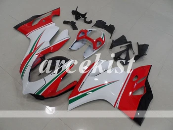 

New ABS Injection Mold Body set Fairing For Ducati 899 1199 Panigale 2012 2013 2014 Motorcycle Full Fairings Kit Red white