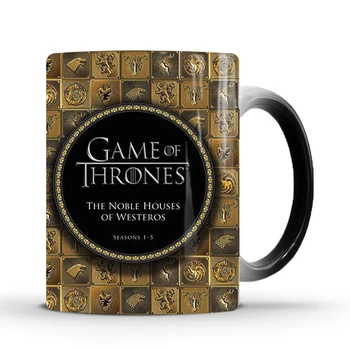 

Game of Thrones Color Changing Magic Mug Creative Ceramic Coffee Milk Cup Best Gift for Family Birthday