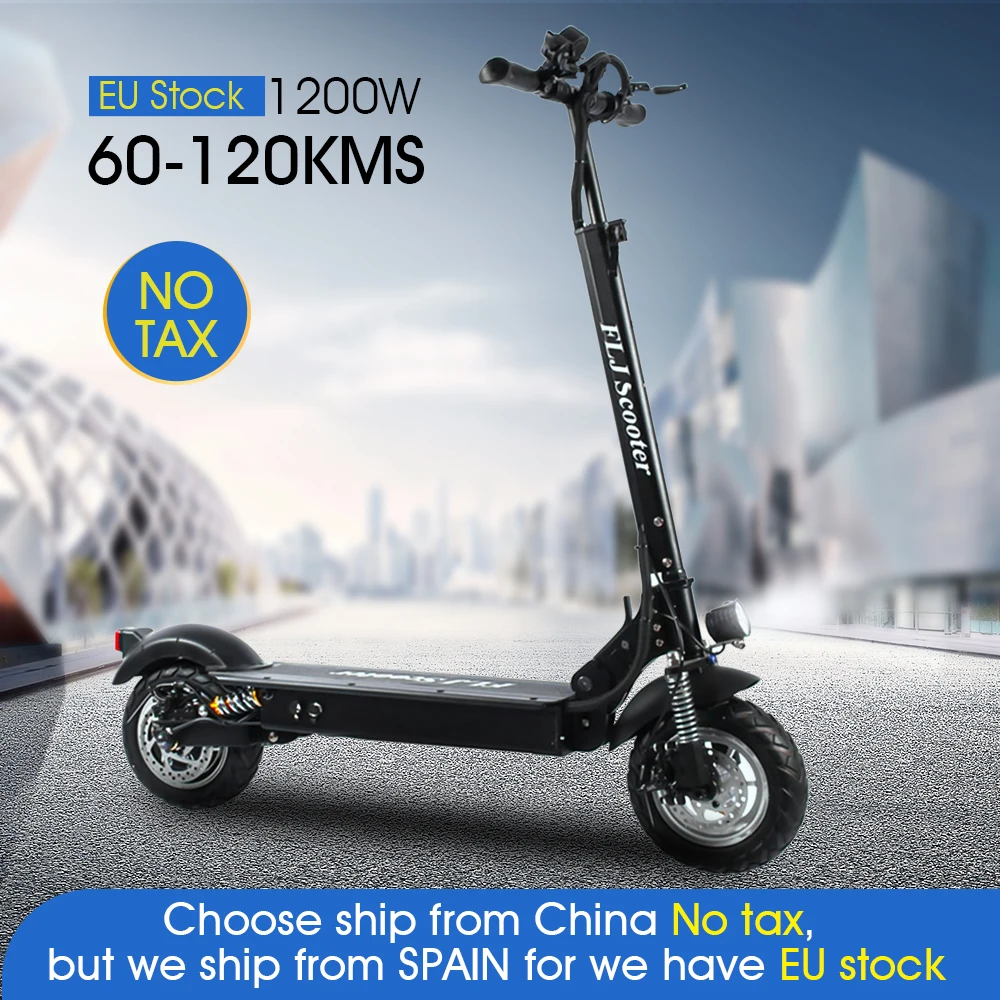 Flj-patinete Eléctrico Con Asiento Para Adulto, 48v, 1200w/500w, Bicicleta  Eléctrica Plegable - Scooters De Equilibrio - AliExpress