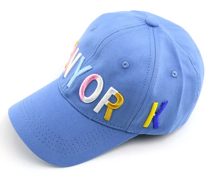 Нью-Йорк детей Бейсбол шапка детская шляпа NY Snapback Шапки для мальчиков и девочек, для прогулок, драконий жемчуг Кепки черный, белый цвет Шапки В переменного тока, 50-54 см Y065