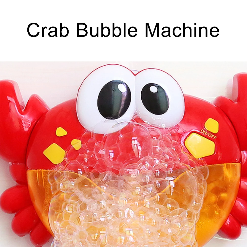 Bubble крабы Музыка Детские Игрушки для ванны детский бассейн Ванна Для Купания Мыло машина автоматический пузырь смешной Краб Ванна игрушка