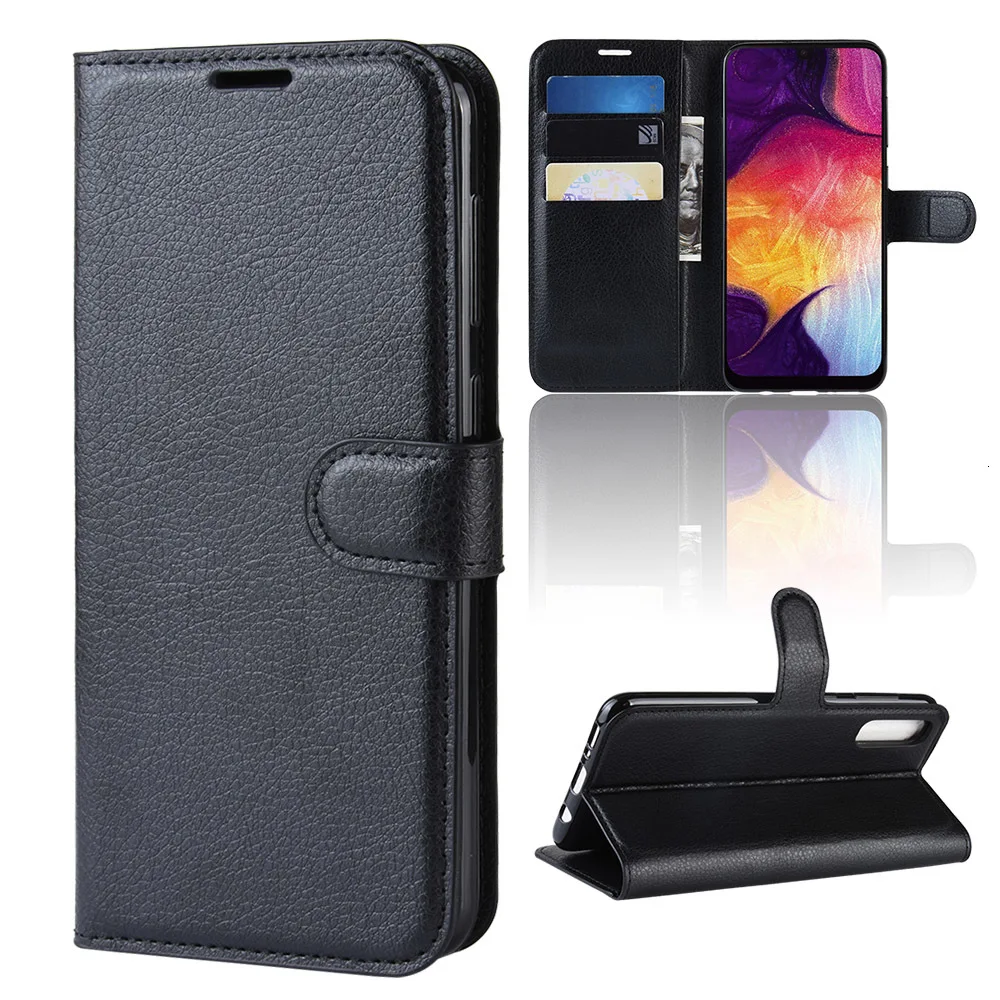 Новинка для samsung Galaxy A50 Чехол кожаный флип-чехол для телефона для samsung Galaxy A50 кожаный чехол-подставка чехлы-флип