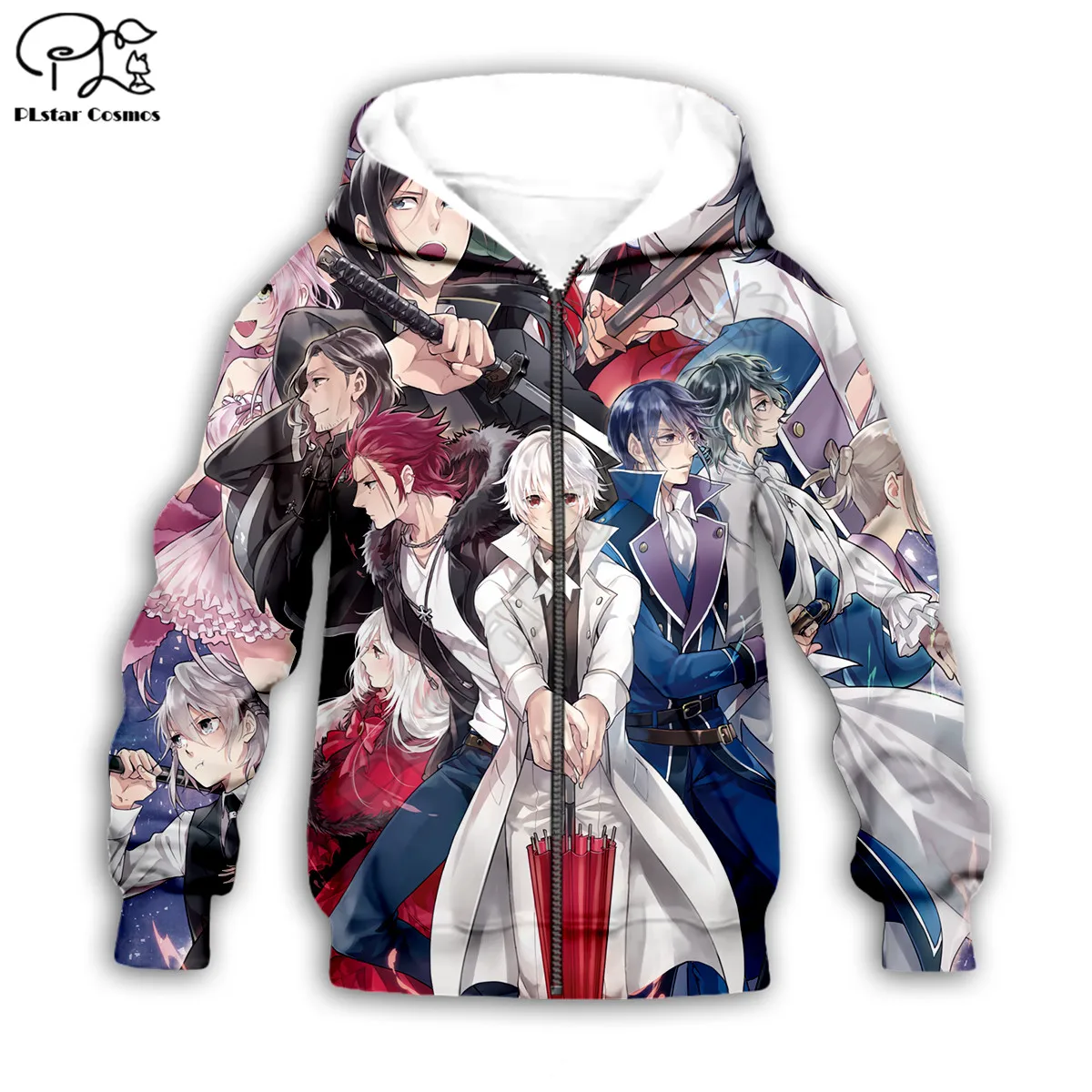 Anime Character Pattern 3d Hoodies Children Zipper Coat Long Sleeve Pullover Cartoon Sweatshirt Tracksuit Hooded Pants T Shirts Matching Family Outfits Aliexpress
