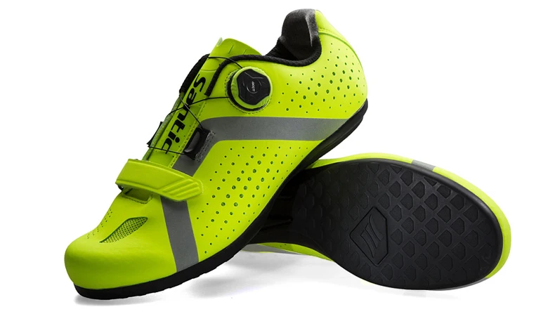 SANTIC MTB Велоспорт без блокировки велосипедная обувь Нескользящая воздухопроницаемая комфортная обувь велосипед обувь для верховой езды спортивные гоночные кроссовки