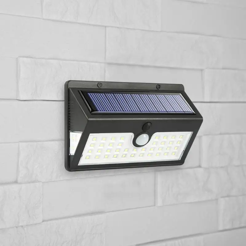 44LED Solar Light Motion Sensor Solar Garden Outdoor Lighting IP65 Waterproof Security Energy Saving Street Yard Path Wall Lamp