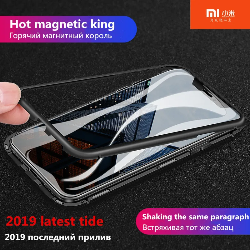 Original for xiaomi cc9 case Magnetic Adsorption Metal Case 8 9 8/9 se f1 8lite 9t pro a3 lite redmi note 7 6 | Мобильные телефоны