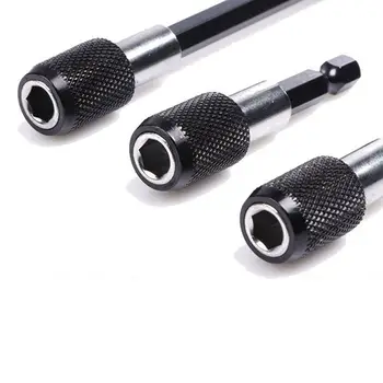

3pcs Magnetic Extension Extend Socket 1/4" Hex Power Screwdriver Drill Bit Holder Connector Tool