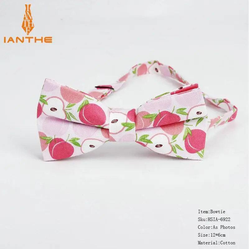 Adults Bowtie Новые Брендовые мужские комплекты с милым принтом и галстуком-бабочкой для мальчиков и девочек, милые женские галстуки-бабочки - Цвет: Adults Bowtie