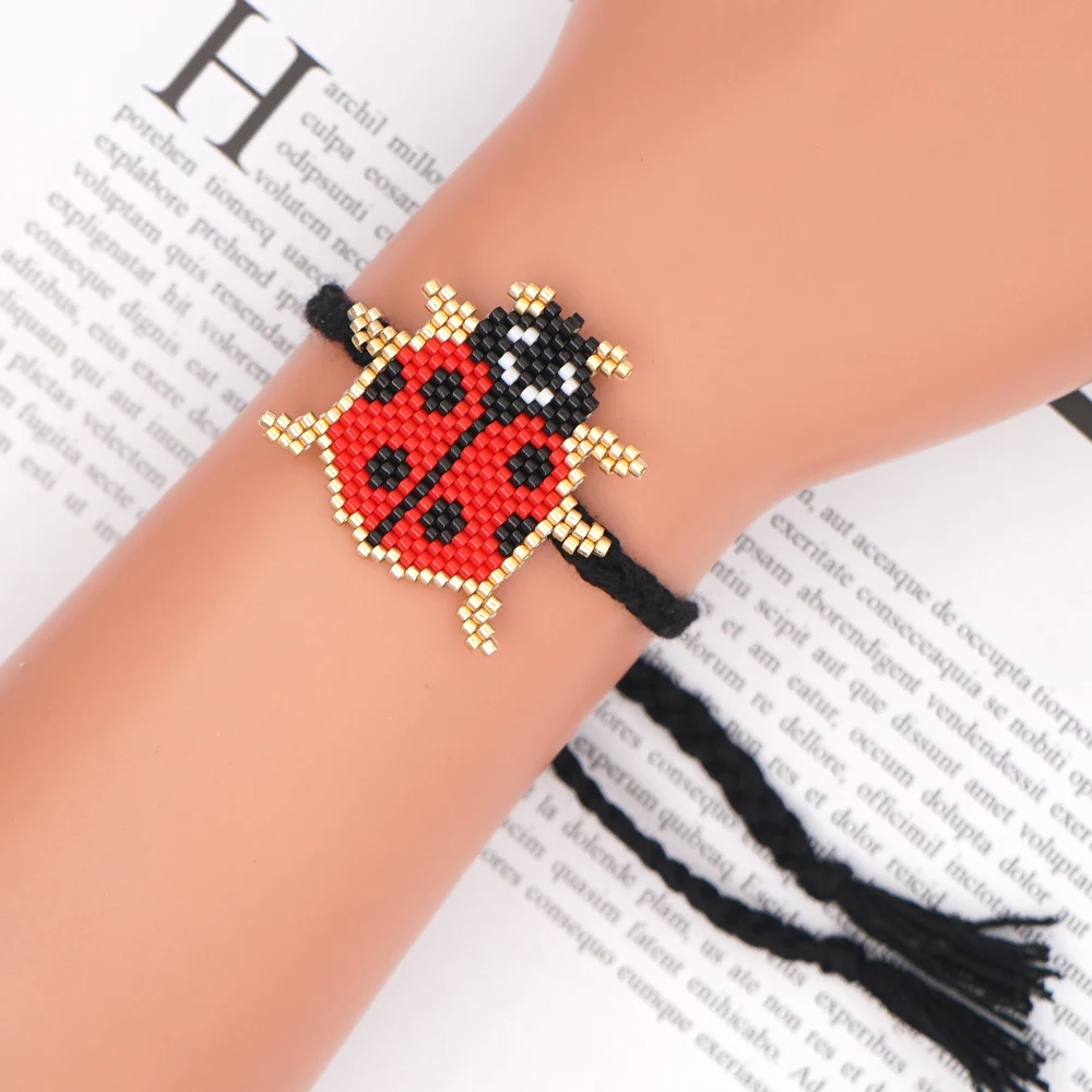 Go2boho Miyuki Браслеты для детей подарок плетеная веревка браслет украшения ручной