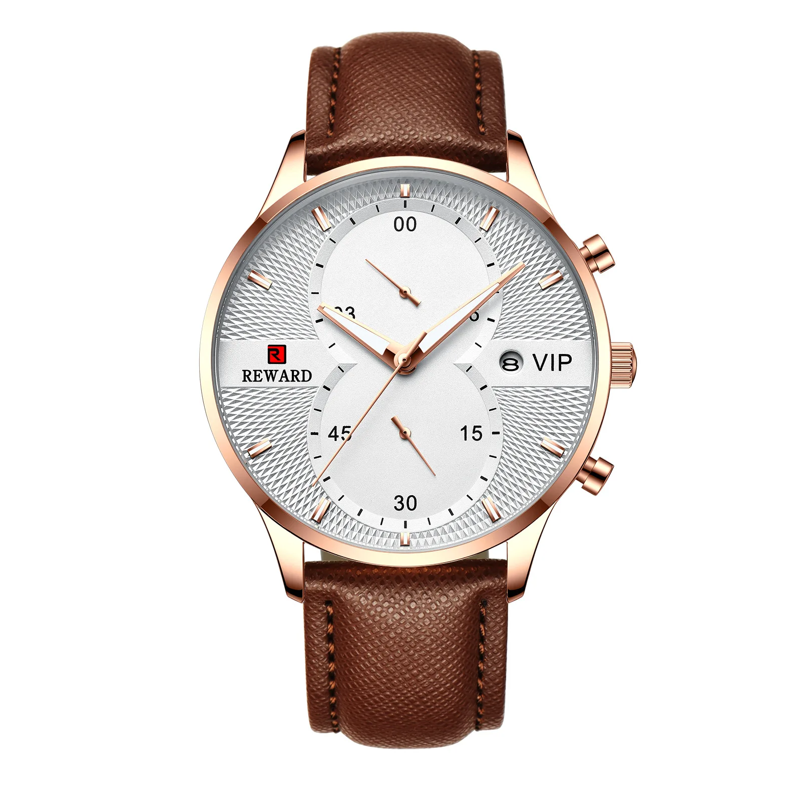 

REWARD 2019 New Watch Men Fashion Casual Quartz Watches Waterproof Simple Men Wristwatch Male Date Week Clock Relogio Masculino