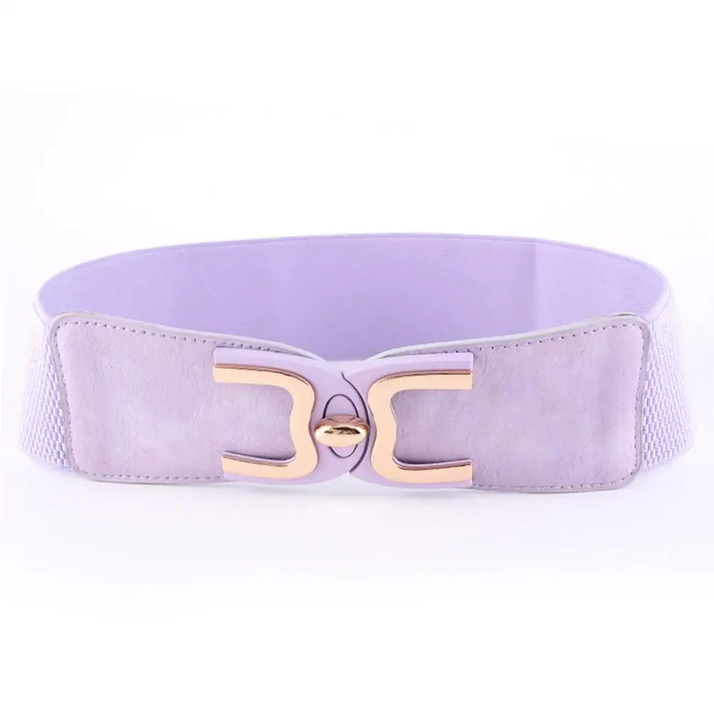 Light Purple AKTRIS Женская мода пояс с пряжкой эластичное пальто декоративные женские пояса для женщин аксессуары FCO213 - Цвет: Light Purple