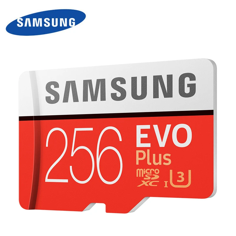 Карта памяти SAMSUNG Micro SD 64 ГБ 128 256 100 МБ/с./с C10 TF карта флеш накопитель для