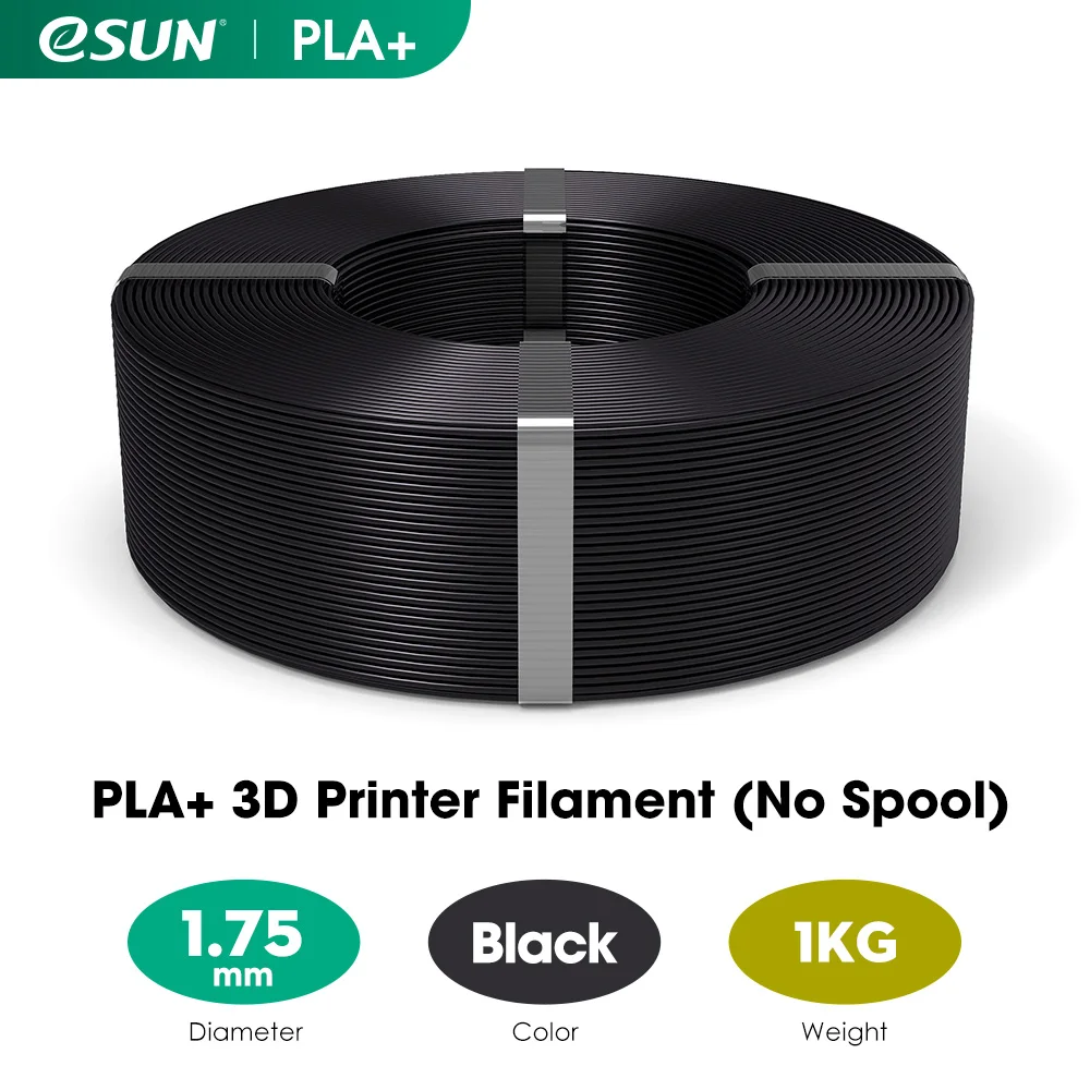 eSUN 3D Filament Reusable Spool Refill Transparent 3D Printing Removable Filament Spool For 1KG PLA PETG Spooless Refilament abs pla petg 3D Printing Materials