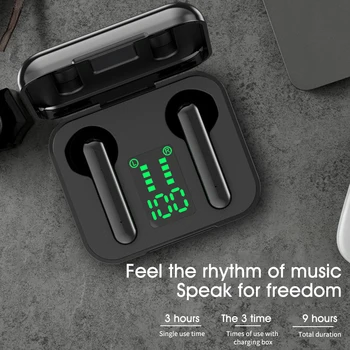 

Bluetoooth 5.0 Work With Mic Running Wireless Earbuds Climbing Outdoor Sports Travel Gym HiFi Stereo Jogging Sweatproof In Ear