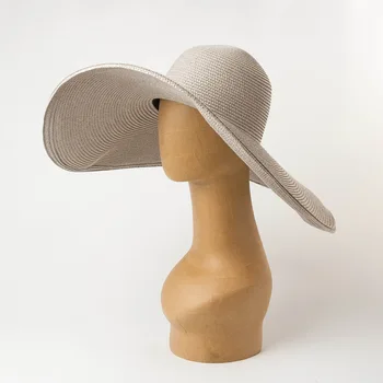 

01912-hh7407 spring summer paper grass Classical simplicity lady leisure holiday cap women beach sun hat