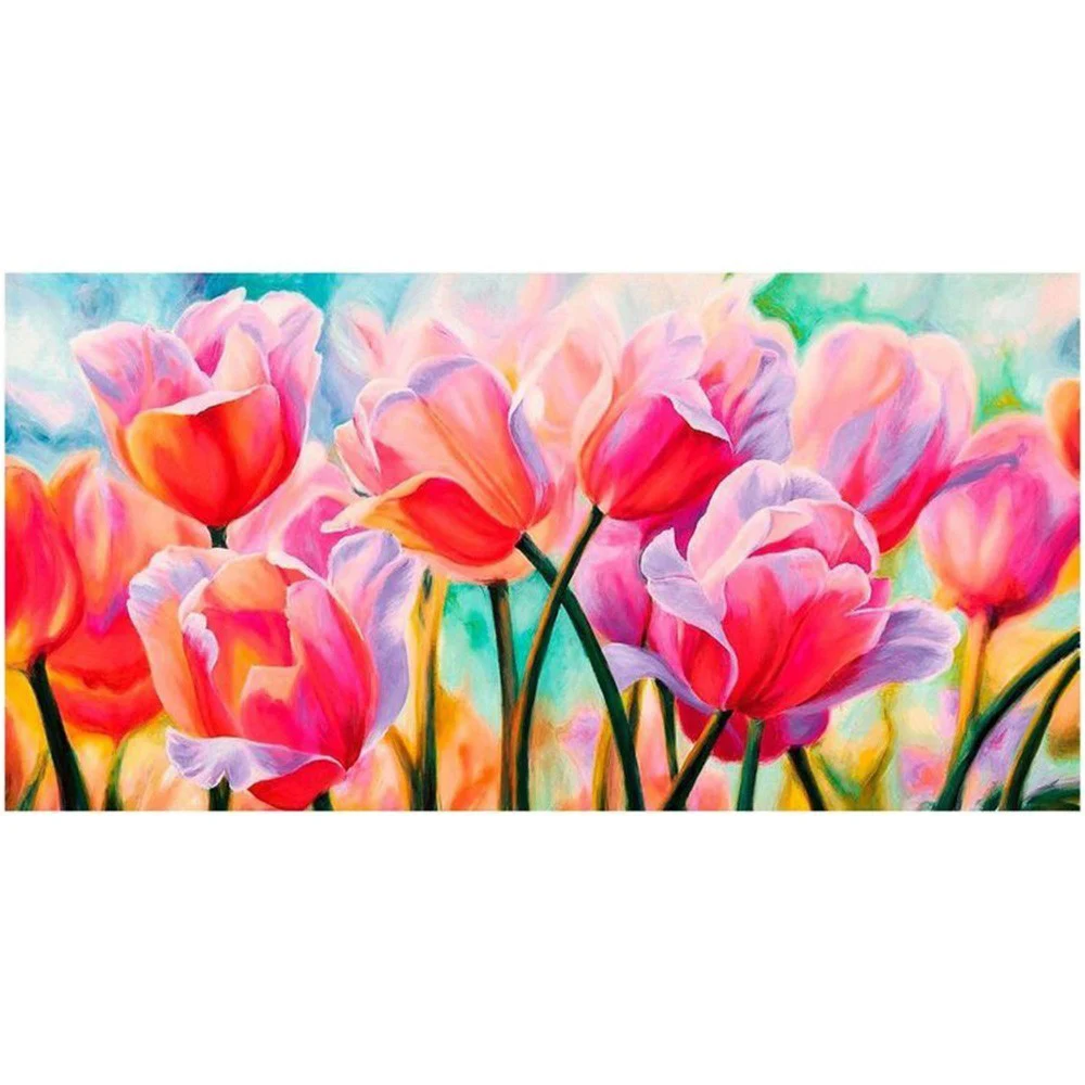 

Diamond Mosaic Flowers 5D DIY Diamond Painting Cross Stitch Floral Home Decor Picture Of Rhinestone Full Square Drill