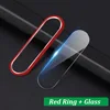 Red ring and glass