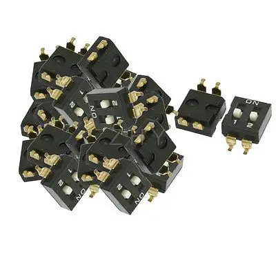

70 Pcs 2.54mm Pitch 2 Positions Slide Type SMD SMT Switch