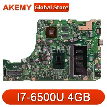 شراءX302UVK لـ ASUS X302UJ X302U X302UV X302UA / UJ اللوحة الأم للكمبيوتر المحمول I7-6500U GT820M-2GB RAM-4GB DDR3 الاختبار الأصلي