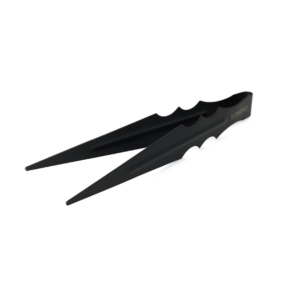 LOMINT Stainless Steel Black Shishia Hookah Tongs Chicha Charcoal Accessories Smoking Pipe Tweezers Gadgets 18cm LM-123 4