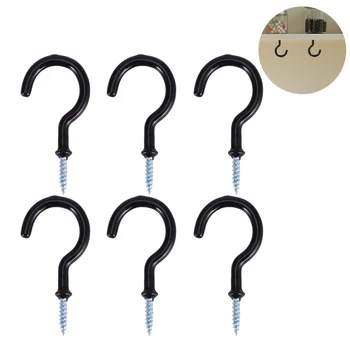 

24pcs Question Mark Shape Cup Hook Hanger Spoon Towel Utensils Hanging Hook