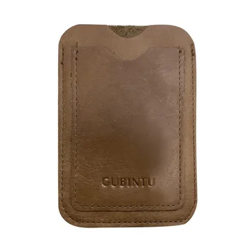 

2019 Wallet For Credit Cards Brown Card Holder Slim Credit Card ID Card Holder Case Bag Leather Wallet Holder