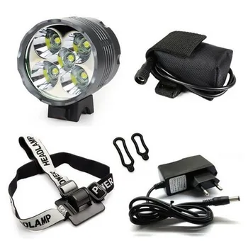 

Lantern XM-L 5x T6 Bicycle Light Headlight 50W 5600 Lumen LED Bike Light Lamp Headlamp + 8.4V Charger + 9600mAh Battery Pack