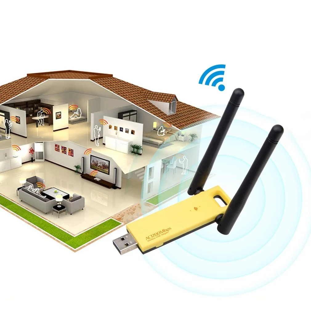 Realtek RTL8812AU/RTL8812BU двухдиапазонный беспроводной USB Wi-Fi сетевой адаптер 1000 Мбит/с