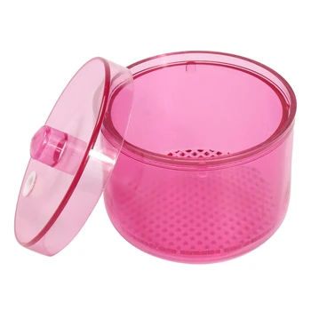 

Pink Plastic Autoclavable Disinfection Box Soak Disinfection Cup Net Basket Case Oral Dentist Products Lab Equipme