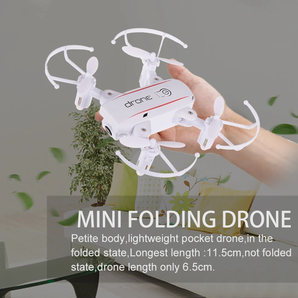 Linxtech IN1601 720P Wifi FPV милый селфи мини-Дрон с камерой вертолет удержание высоты RC Дрон Квадрокоптер складной Дрон
