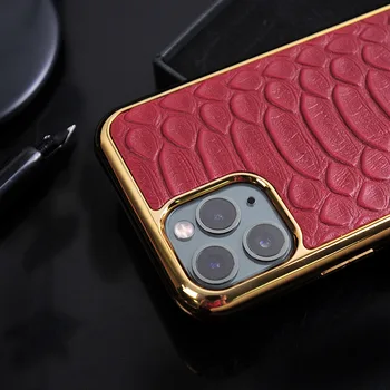 

Suitable for iPhone 12 Leather Phone Case Iphone12 Pro Max Python Pattern