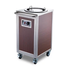 Движущаяся деревянная зернистая буфет пластина с одним отверстием, изоляционная плита для автомобиля, западный ресторан, отель, клуб, ресторанная машина